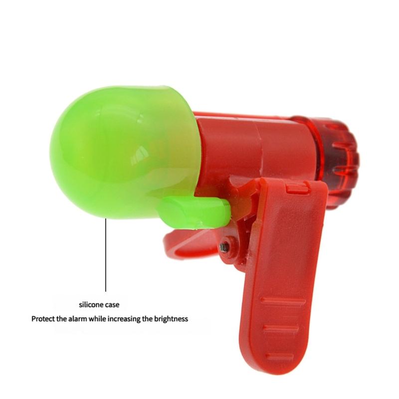 Bites Alarm with Indicator Light & Buzzer High Sensitivity Fishing Alarm Electronic Fishing Bites Alerts Fishing Tackle
