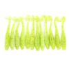12Pcs Soft Bait Lure 70mm 2.9g Paddle Tail Soft Bait Set Aritificial Swimbaits for Saltwater Freshwater