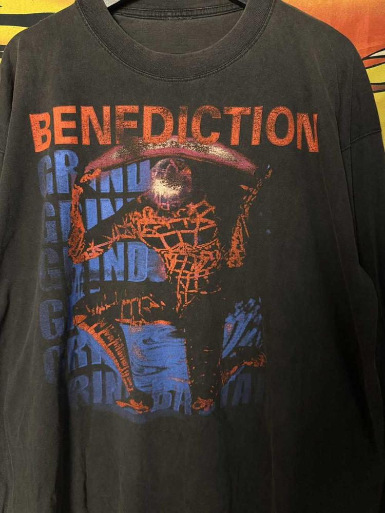 Benediction Band Grind Bastard Album Shirt Cotton Adult S-5XL GS071 Unisex T-Shirt