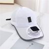 Solar Powered Cooling Hat With Built In Fan Adjustable Wind Speed Breathable USB Chargeable Hat For Outdoor Sport Gear