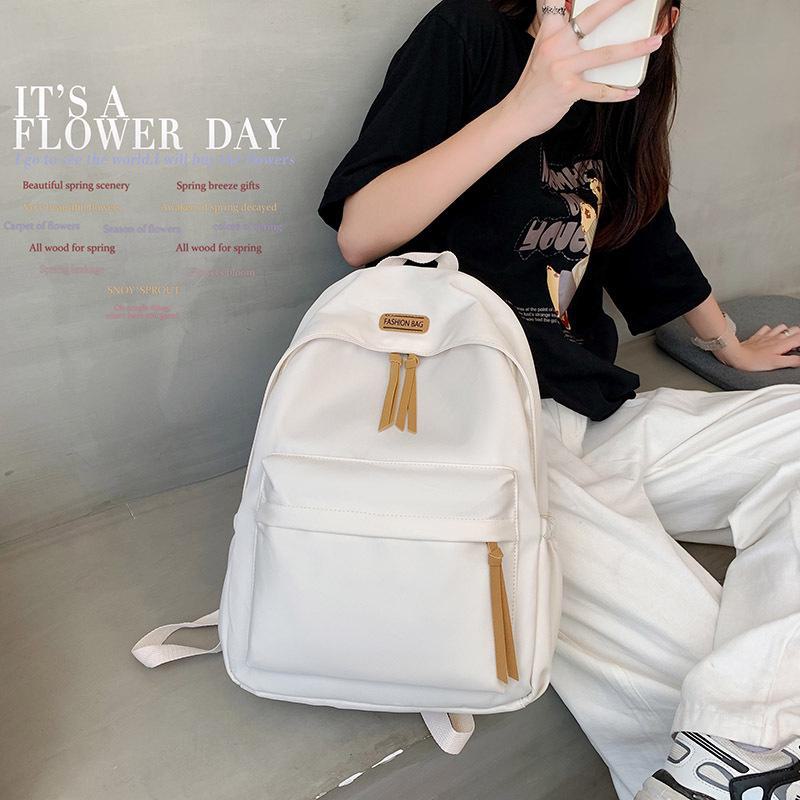 2023 Koreanischer Damen-Nylon-Rucksack - Modisch, Vielseitig, Literarischer College-Stil Schultasche