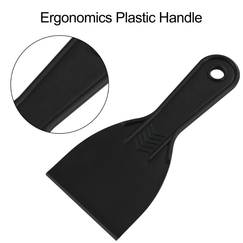 Plastic Putty Knife Set Plastic Putty Knives Flexible Paint Scrapers Tool Plastering Tool  for Patching,Spackling,Wallpaper