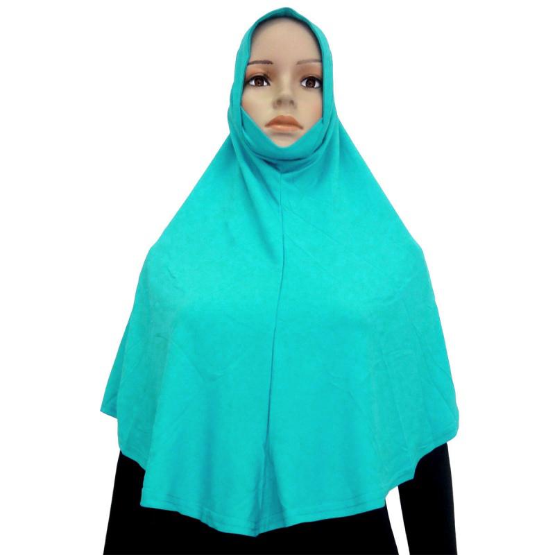 Muslim Scarves Cotton Blend Muslim Hijab Amira Islamic Solid Color Soft Scarf Long Hejab Head Shawls