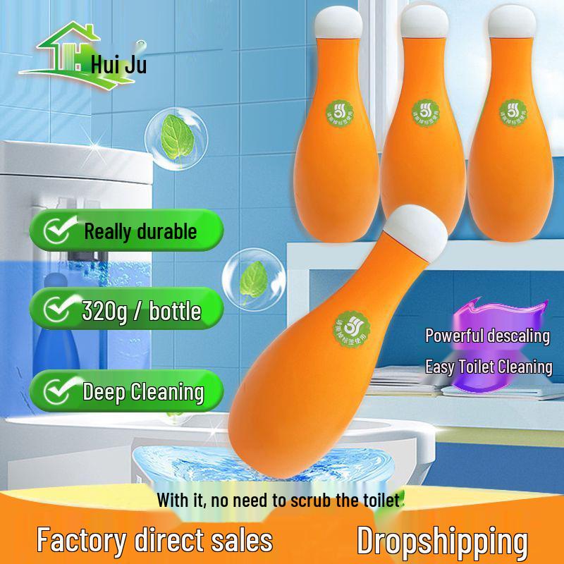Blue Bubble Toilet Cleaner & Deodorizer with Long-Lasting Fragrance 1-pack automatic cleaning deodorizer