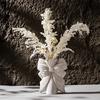 Bow Ceramic Vase Hydroponic Vase Dried Flower Flower Arrangement Vase Desktop Decorative Flower Ware Home Decoration Crafts