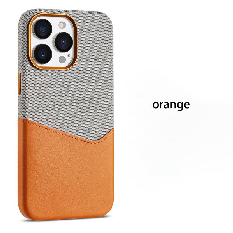 Double Leather Microfiber Flocked Magnetic Phone Case For iPhone 13 12 14 15 16 17 Pro Max Plus Wallet Card Insertion Protective