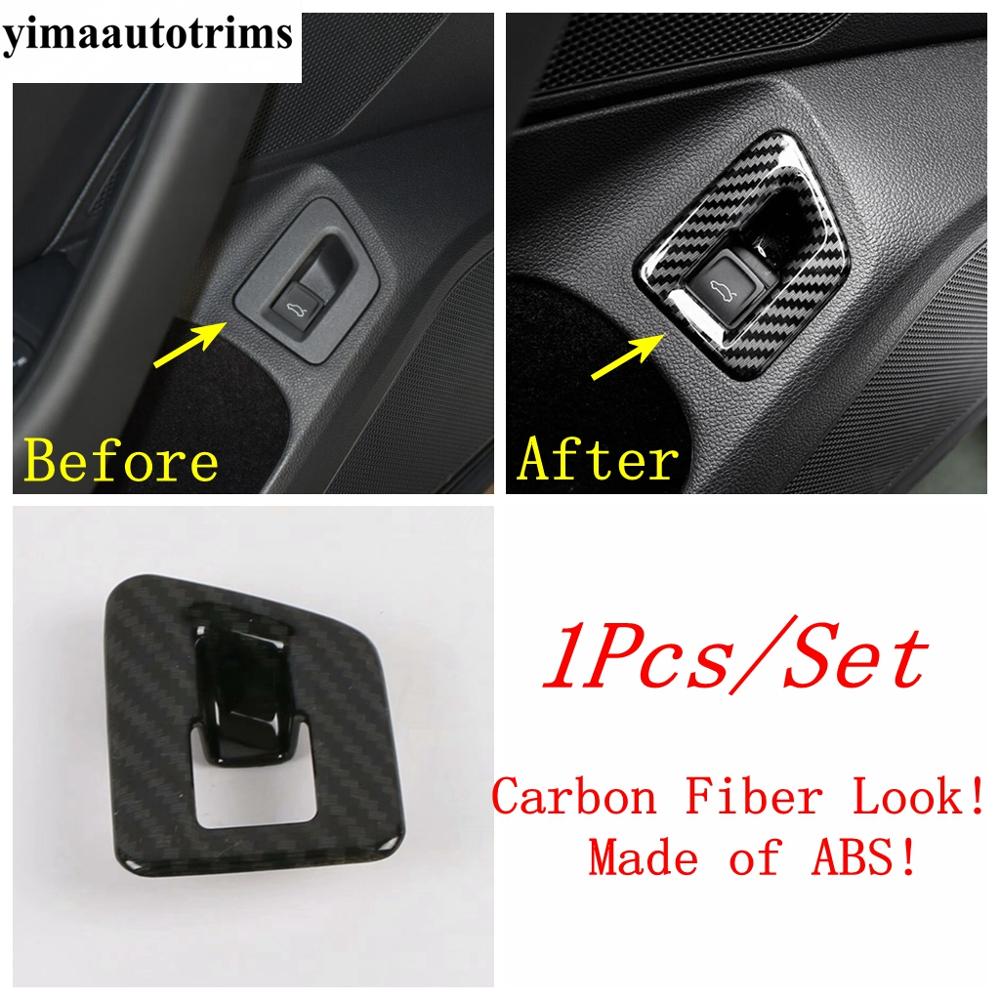 

Head Lamp / Window Lift / Water Cup Panel / Glove Box Cover Trim For Volkswagen Arteon 2018 - 2024 ABS Carbon Fiber Accessories Rear Trunk Button