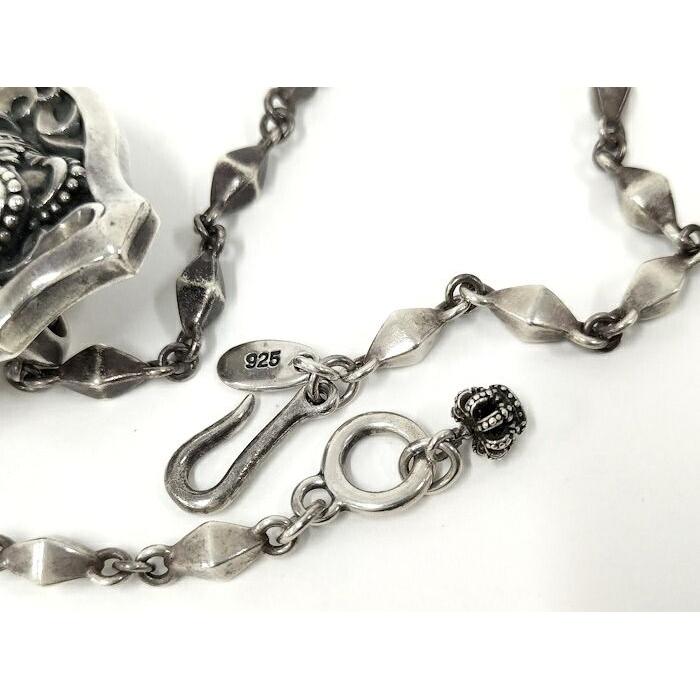 Used Justin DavisH.Uchiyama Necklace Skull Crown SV925 Silver