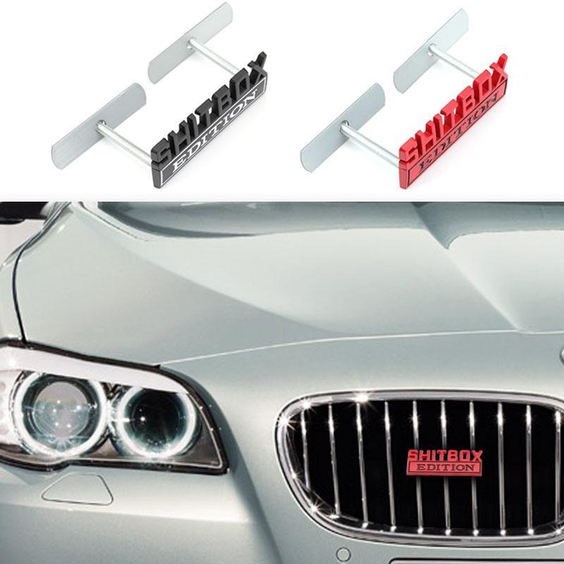 Autoaufkleber Metall SHITBOX Edition Plakette Emblem Kühlergrill für Ford F150 F250 F350