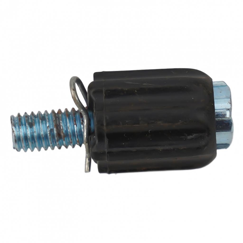 2x Černý seřizovač lanka přehazovačky na kolo se závitem M5, šroub přehazovačky na spodní rámovou trubku, nový