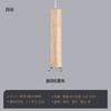 modern wood LED Pendant lights dining room Hangingamp bedroom lamp restaurant Rubber wood indoor decor Suspension lighting