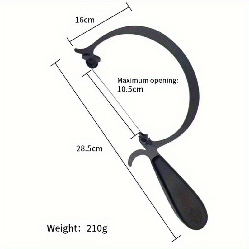 

Рамка ювелирной пилы Изогнутая рамка лучковой пилы с черной ручкой для деревообработки Инструменты для рукоделия ювелирные инструменты для ювелира чёрный