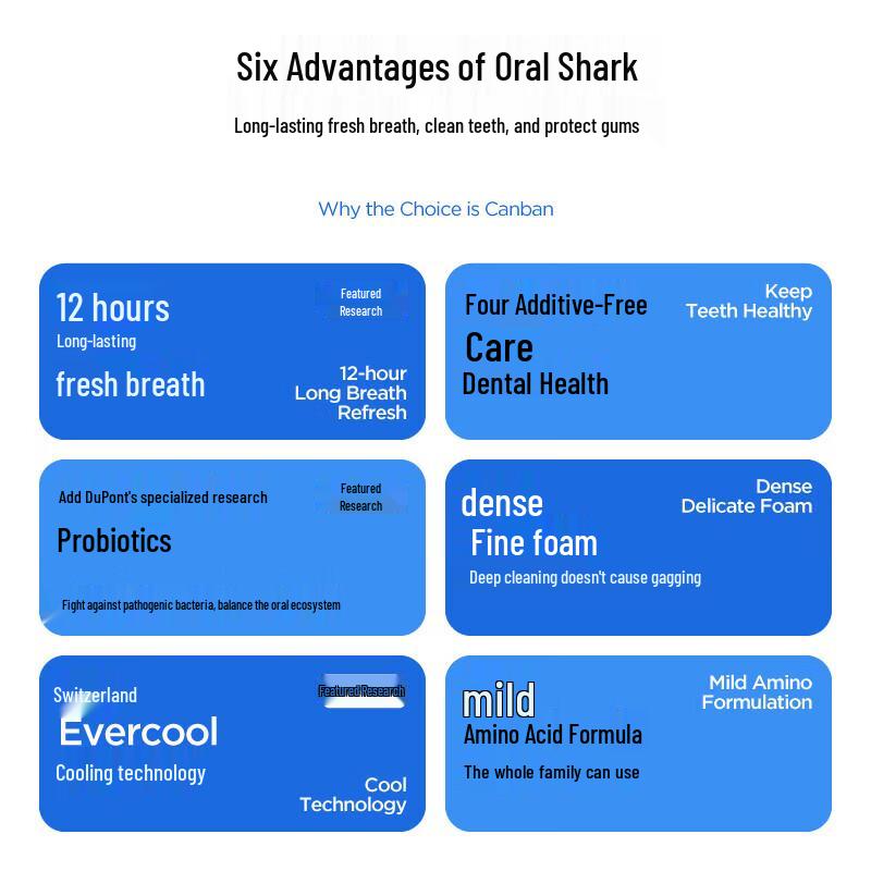 Canban Shark Fresh Amino Acid Toothpaste