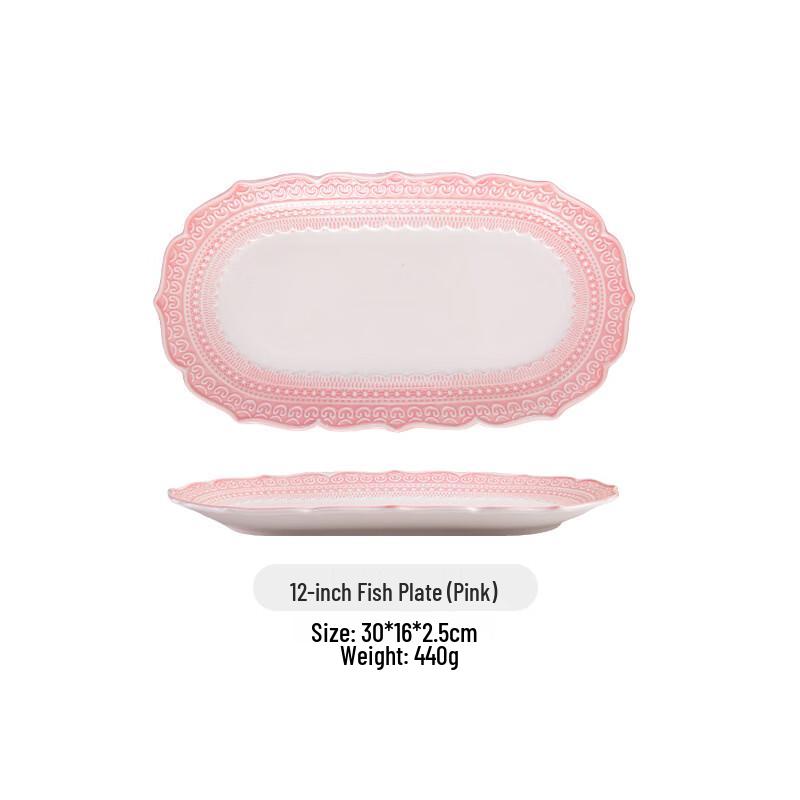 

Ru Han Embossed Lace Ceramic Tableware