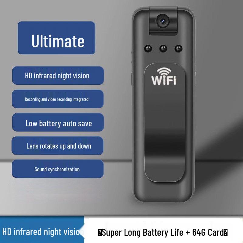 WiFi-Enabled Law Enforcement Recorder: Audio/Video Recorder & Mobile Remote Camera