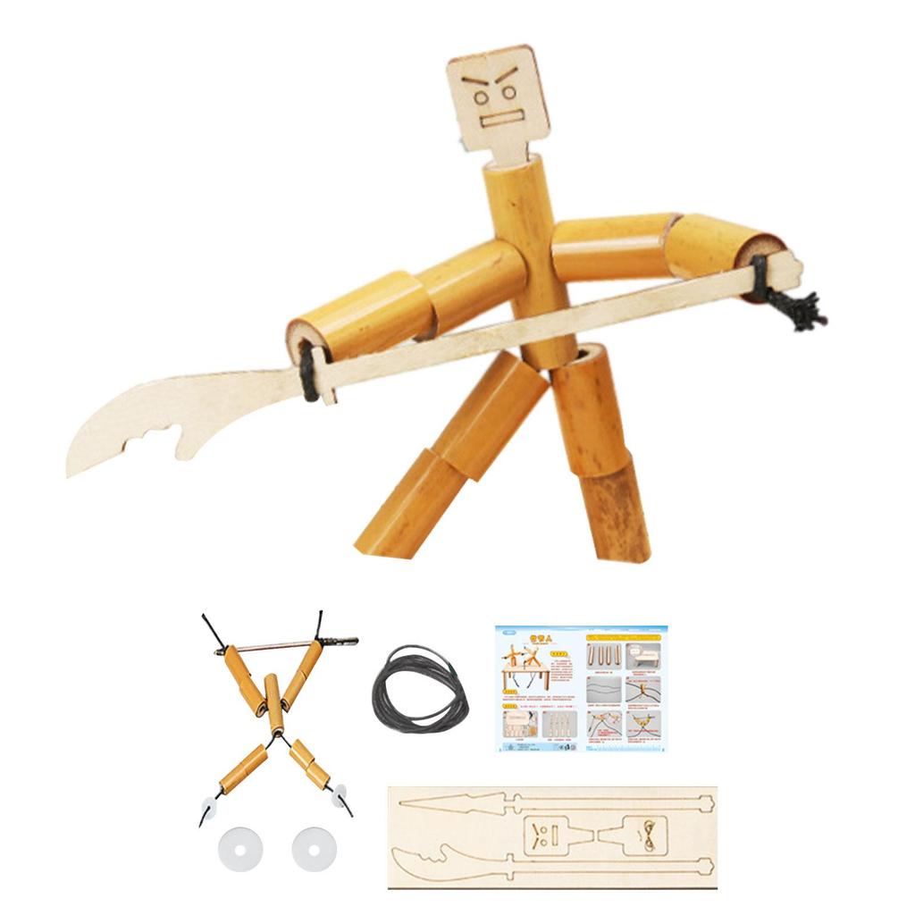 Bamboo Man Puppet Game for Tabletop Fun