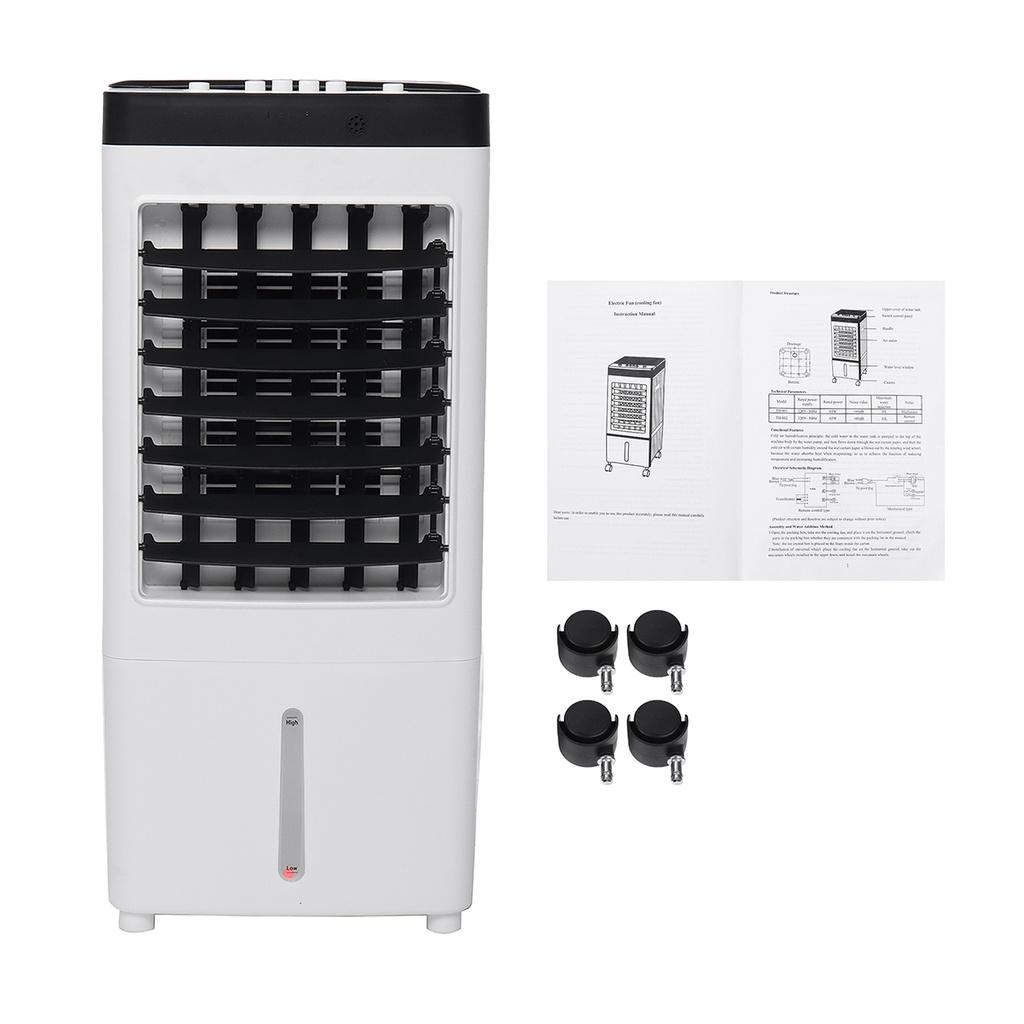 10L Mobile Cooling Fan Air Conditioning Fan Refrigeration Water Cooling Fan Water Tank Portable Air Conditioner Remote Control