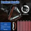 Belt Sander Adapter for Angle Grinder M10 Pipe Tube Sanding Attachment with 5/8-11" Imperial Thread  Sanding Belts Rust Removal