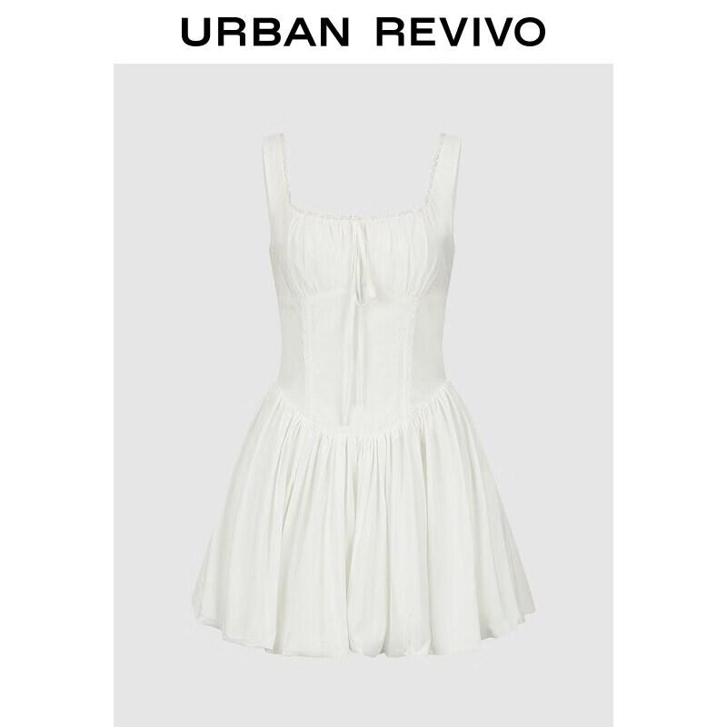 UR2026 Women s Lace Trim Camisole Tulip Dress M