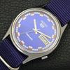 SEIKO 5 AUTOMATIC 7009A JAPAN MENS VINTAGE BLUE COLOR DIAL WATCH a701420-5 R206b-a701420