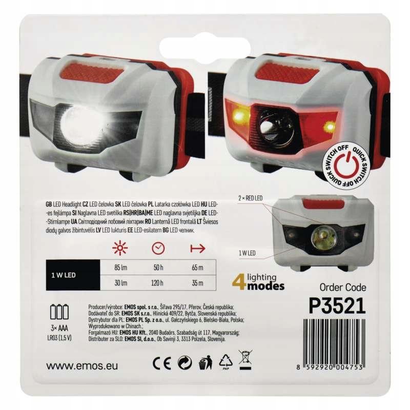 Headlamp 3xLED 3xAAA