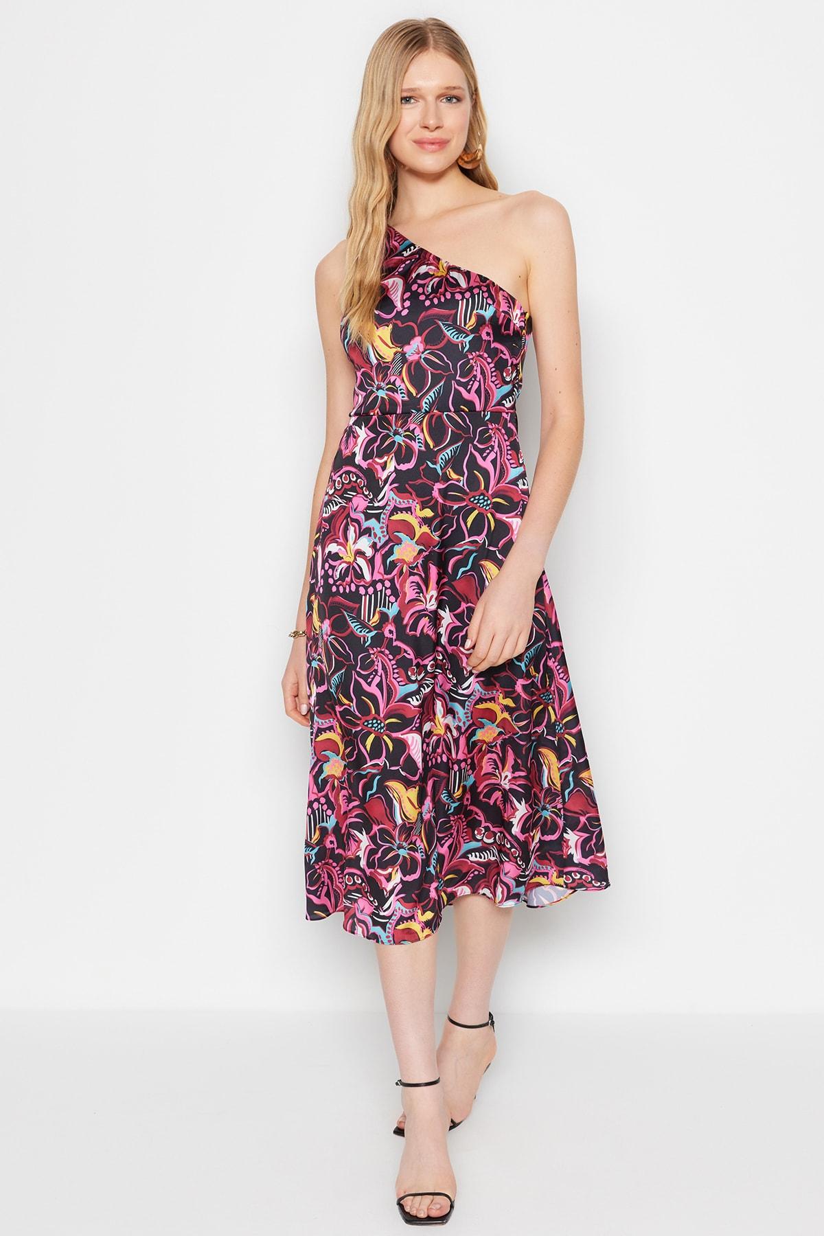 

Платье - Многоцветный - Прямое