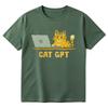 Funny Cat GPT Graphic Tshirt Unisex Women Clothing Fashion Vintage Tshirts Summer Cotton Casual Oversized Short Sleeve T Shirts