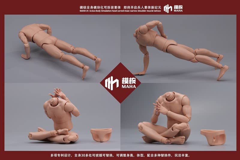 Toys & Hobbies [TOYBARJAPAN] 1/6 Scale Action Figure MAHA studio MH2201A Male Body