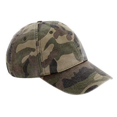 Beechfield Camo Vintage Low Profile Baseball Cap