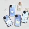 Caroon Cute C-Cinnamorolls Matte Transparent Phone Cover For iPhone Case 16 15 14 13 12 11 Pro Max X XS Max Plus