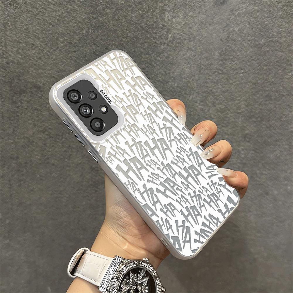 

Creative HAHA Art Case for Samsung Galaxy A17 A52 A72 A25 A73 A23 A71 A54 A14 A56 A32 A36 A16 A34 A12 A13 Phone Cover Galaxy A56 5G