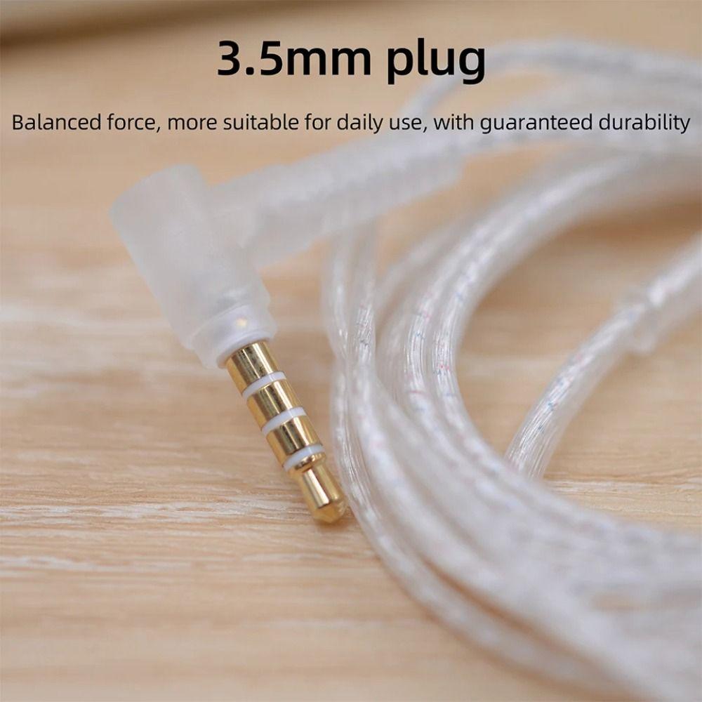 Kabel ulepszający do słuchawek KZ Posrebrzane kable do słuchawek przewodowych KZ Dla ZSN PRO ZS10PRO