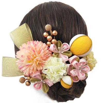 Hair Hair Popular Japanese Hair Graduation Entrance Wedding Recital [JZOON Ornament] Shichi-Go-San Ornament, Clothes, Accessory, Hairpin, Kimono,