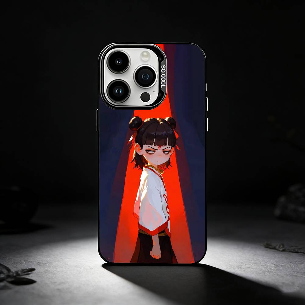 

N-Nezha Phone Case For iPhone 17,16,15,14,13,12,11 Plus,Pro Max,XS,Colored silver phone case iPhone14Plus