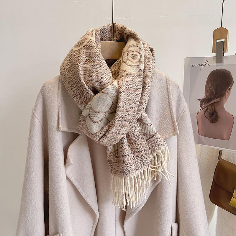 Korean Style Camellia Scarf & Shawl
