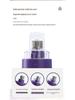 Rechargeable Pet Nail Grinder: Electric Trimmer for Large Dogs & Cats with Light, Low Vibration & Low Noise