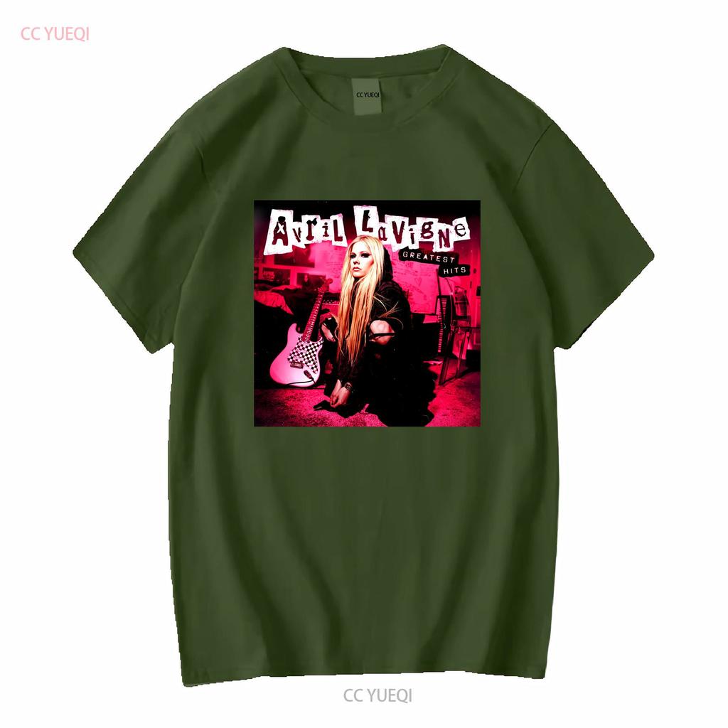 Avril Lavigne Album Greatest Hits Adult T Shirt All Size S To 5XL AL149 Long or Short Sleeves Vintage Washed