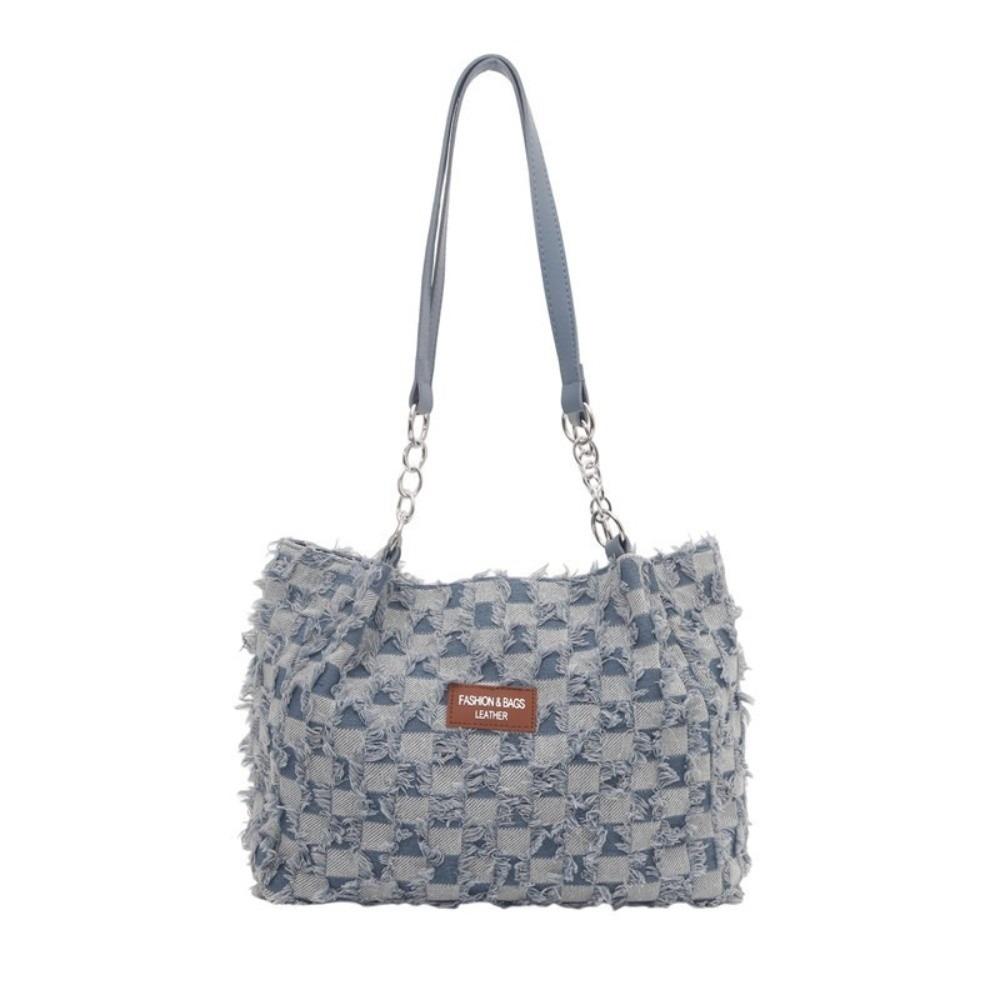 

Женская сумка-тоут в стиле нищего, винтажные сумки для поездок на работу, корейские джинсовые сумки через плечо, женские синий