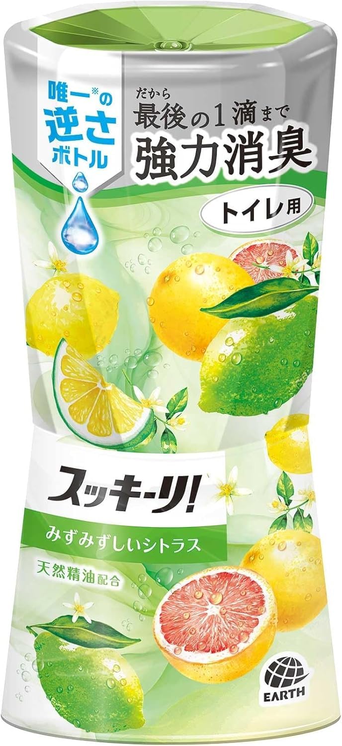 Earth Pharmaceutical Toilet Premium Citrus Scent 400mL Sukki-ri!