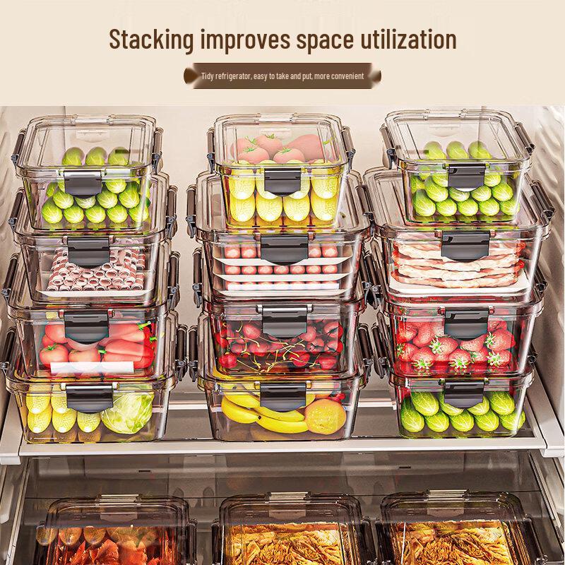 ZISIZ Large Refrigerator Food Storage Container
