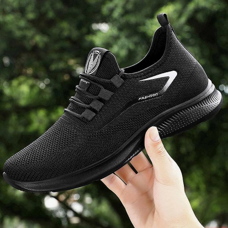 Neue Herren-Sneaker Plattform Atmungsaktives Mesh Rutschfest Leicht Sportschuhe Outdoor Laufen Fitness Freizeitschuh Zapatillas Hombre 2025