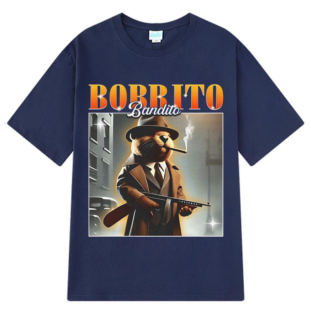 Bobrito Bandito Lustiges Italienisches Gehirnfäule Meme Grafik Mode Design T-Shirt Unisex Damen Harajuku T-Shirts Freizeit Baumwoll-T-Shirts
