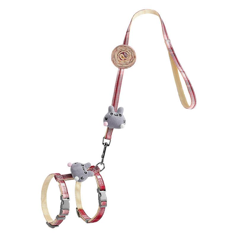 Wings Cat Rope I-shaped Cat Leash, Anti-break Free Walking Cat Rope Gradual Change Pet Leash Cat Supplies