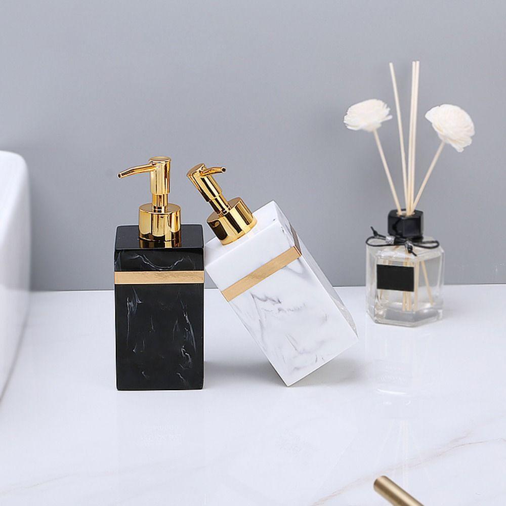Resin Lotion Dispenser Bottles Light Luxury Liquid Soap Container  Restaurant