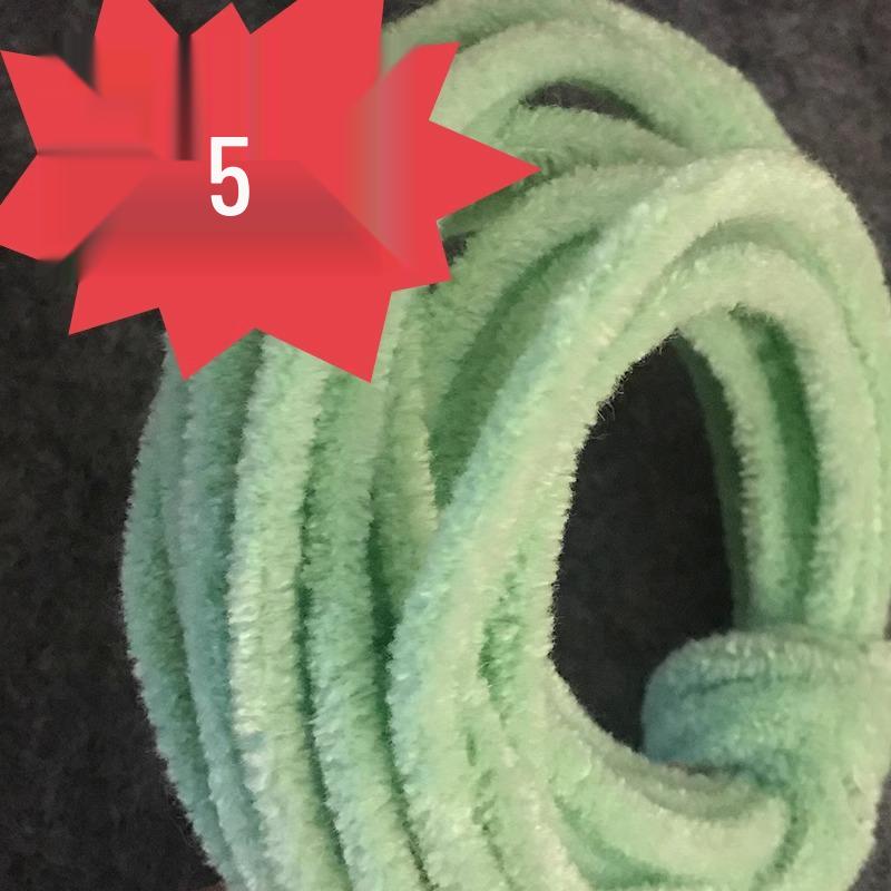 Chibi Maruko-chan Colorful 6mm Wool Chenille Stems for DIY Dragon Doll & Bouquet Crafting