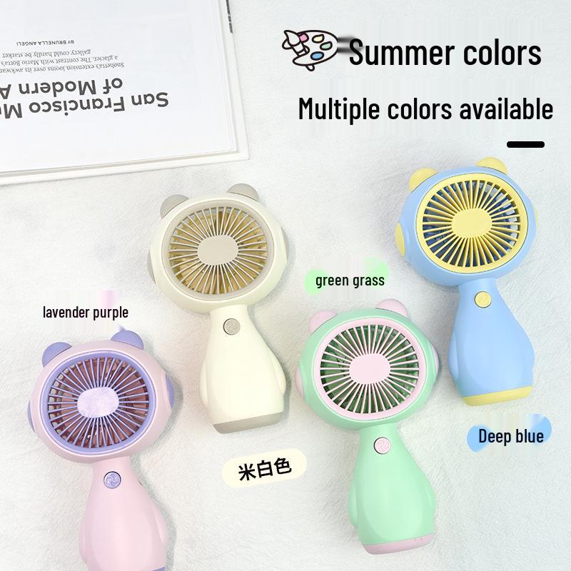 Ventilator portabil de vară mini USB de mână - Ventilator electric compact pentru dormitor și camping, Cadou mic ideal