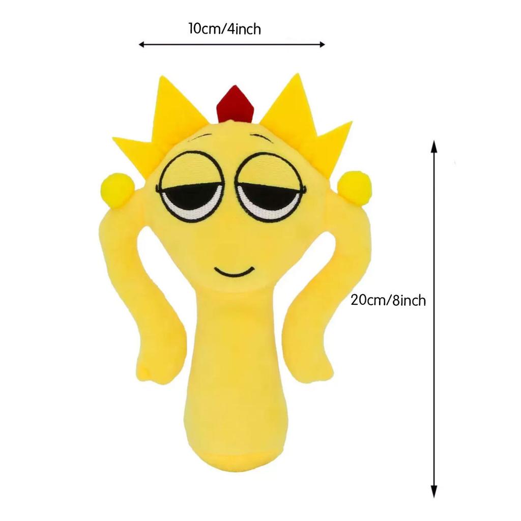 Sprunki Plush Toys Oren Pinki Wenda Mr.Computer Owakcx Jevin Tunner Mr.Tree Christmas Birthday Gifts for Adult Kids 8inch