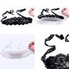 French Style Vintage Perspective Embroidered Ribbon Lace Eye Cover Adults For