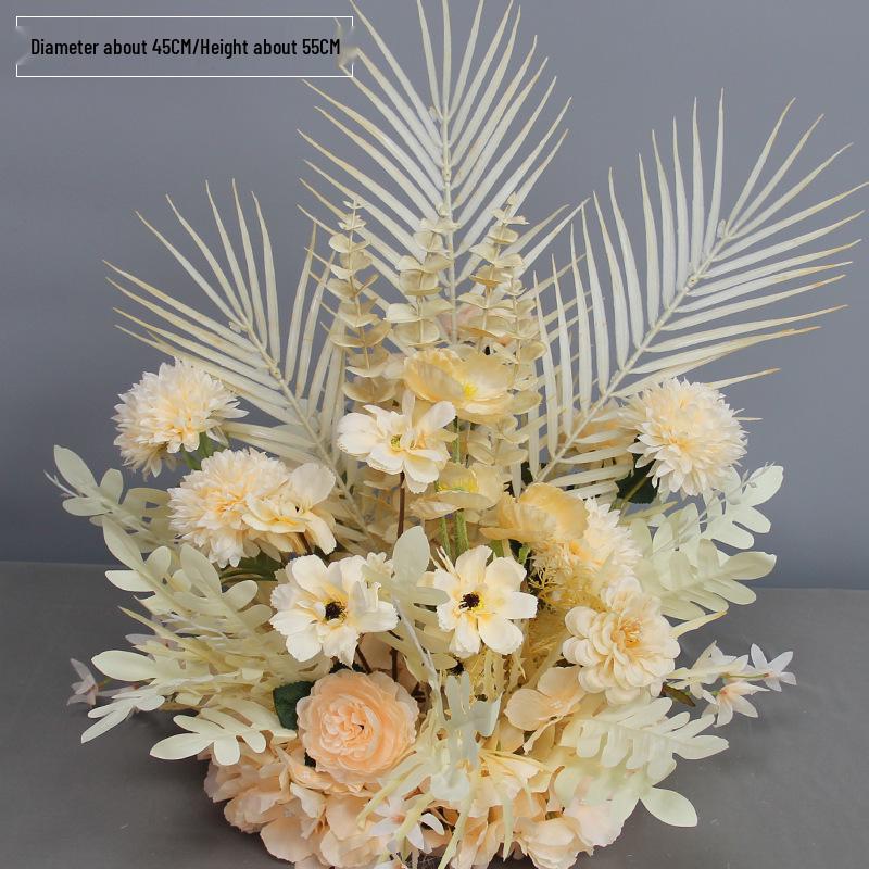 Artificial Wedding Aisle Flowers: Hotel Table Arrangements & Decorative Flower Balls for Stage and Welcome Area