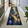 Enchanted Floral Pathway Carpet Mat Garden Rug for Home Decoration Transform Hallway Retreat Living Room Bedroom Corridor Decor